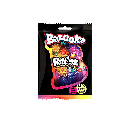 Bazooka Rattlerz Fruity Chew Candies 18g