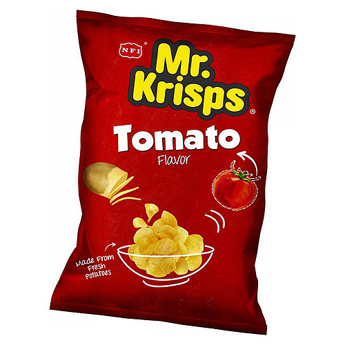 Mr.Krisps Potato Chips Tomato Flavor 80G